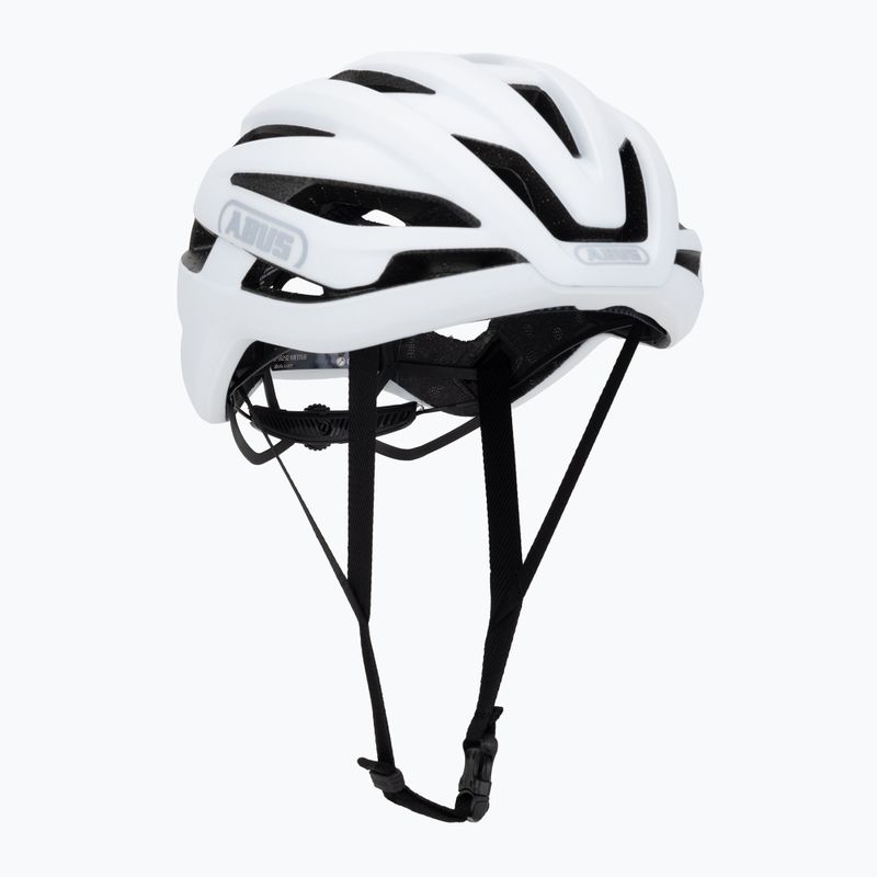 Bicycle helmet ABUS StormChaser Ace fleece white