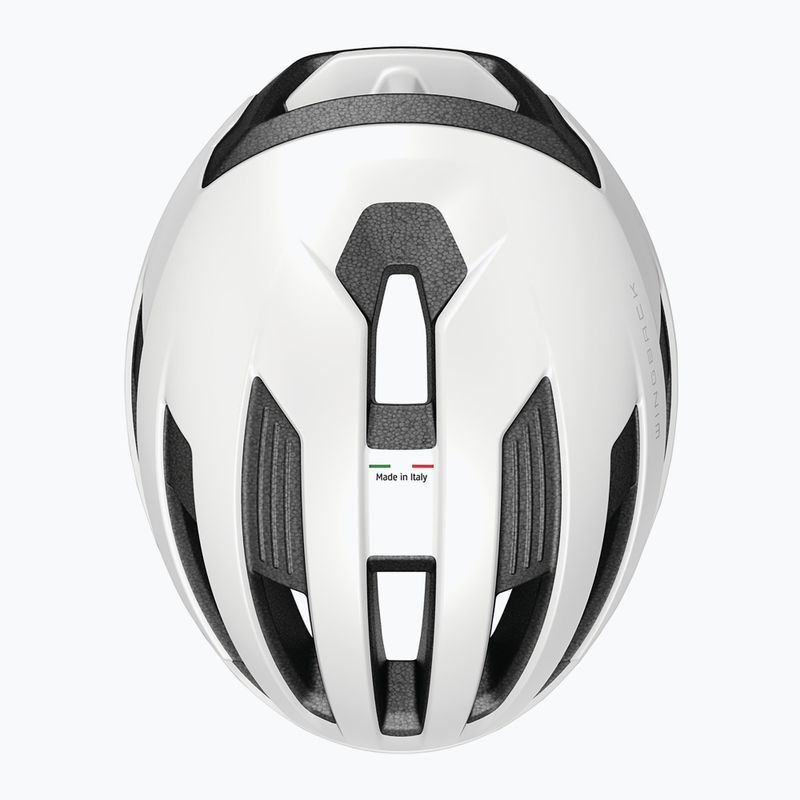 Bicycle helmet ABUS Wingback fleece white 5