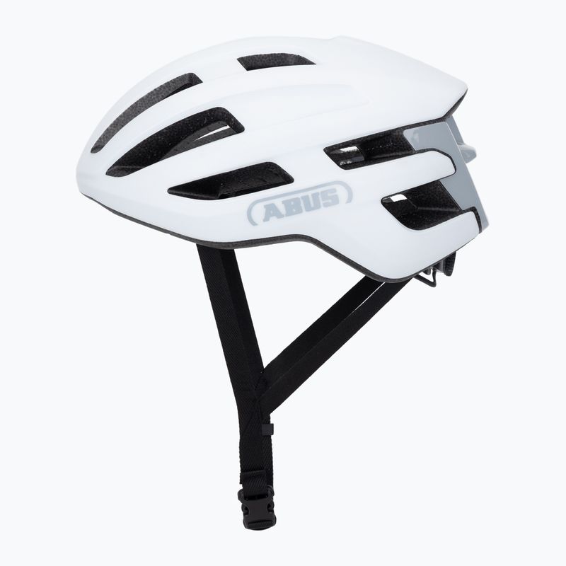 Bicycle helmet ABUS PowerDome fleece white 3