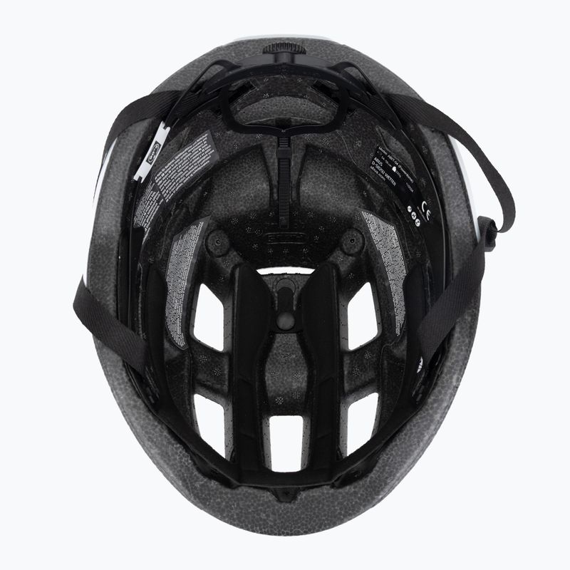 Bicycle helmet ABUS PowerDome fleece white 5