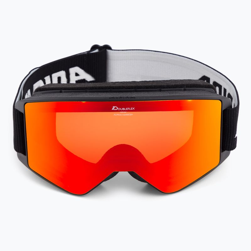 Ski goggles Alpina Narkoja Q-Lite black/orange 2