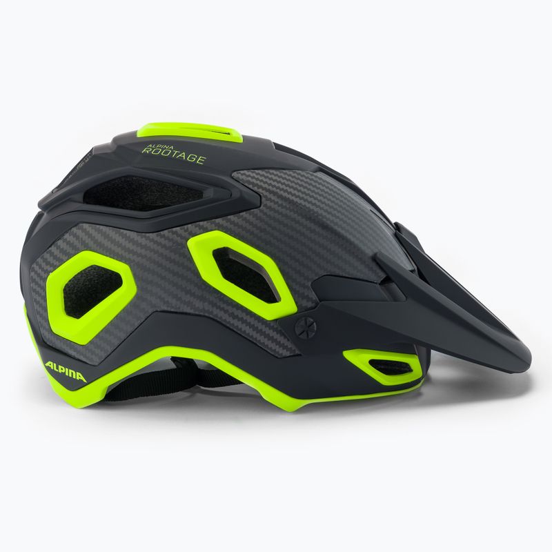 Bicycle helmet Alpina Rootage black neon/yellow 3