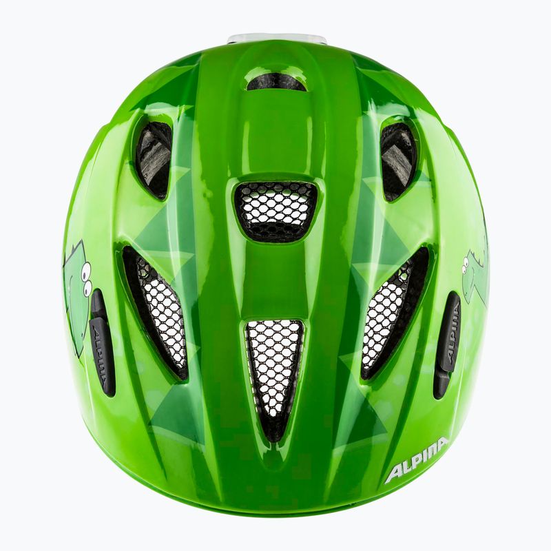 Children's bike helmet Alpina Ximo Flash green dino gloss 3