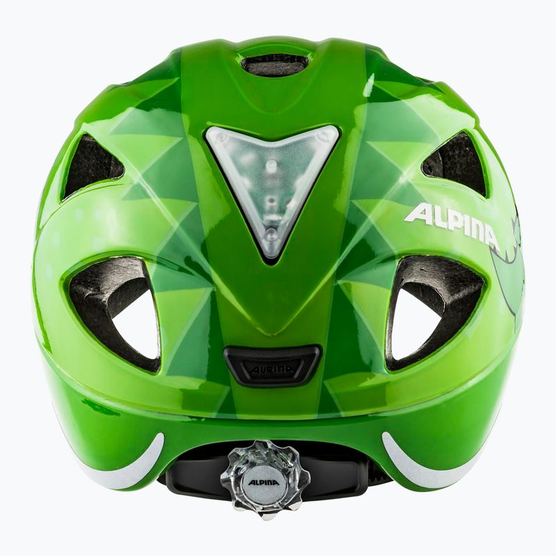 Children's bike helmet Alpina Ximo Flash green dino gloss 4