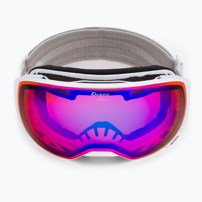 Ski goggles Alpina Big Horn HM white/hm blue sph 2
