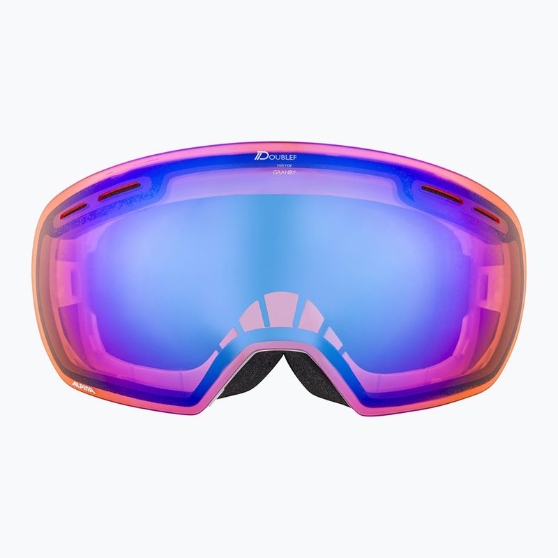 Ski goggles Alpina Granby Q-Lite white gloss/blue sph 7