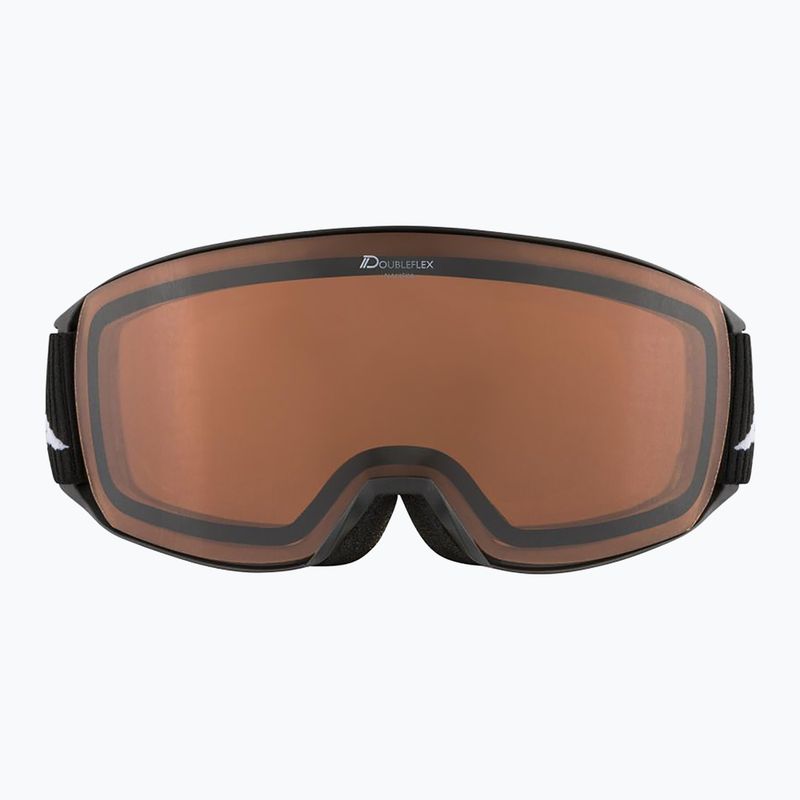 Ski goggles Alpina Nakiska black matt/orange 7