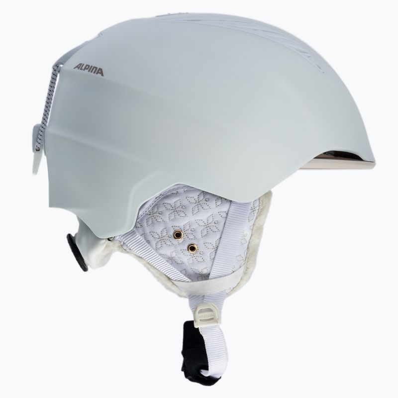 Ski helmet Alpina Grand white prosecco matt 4