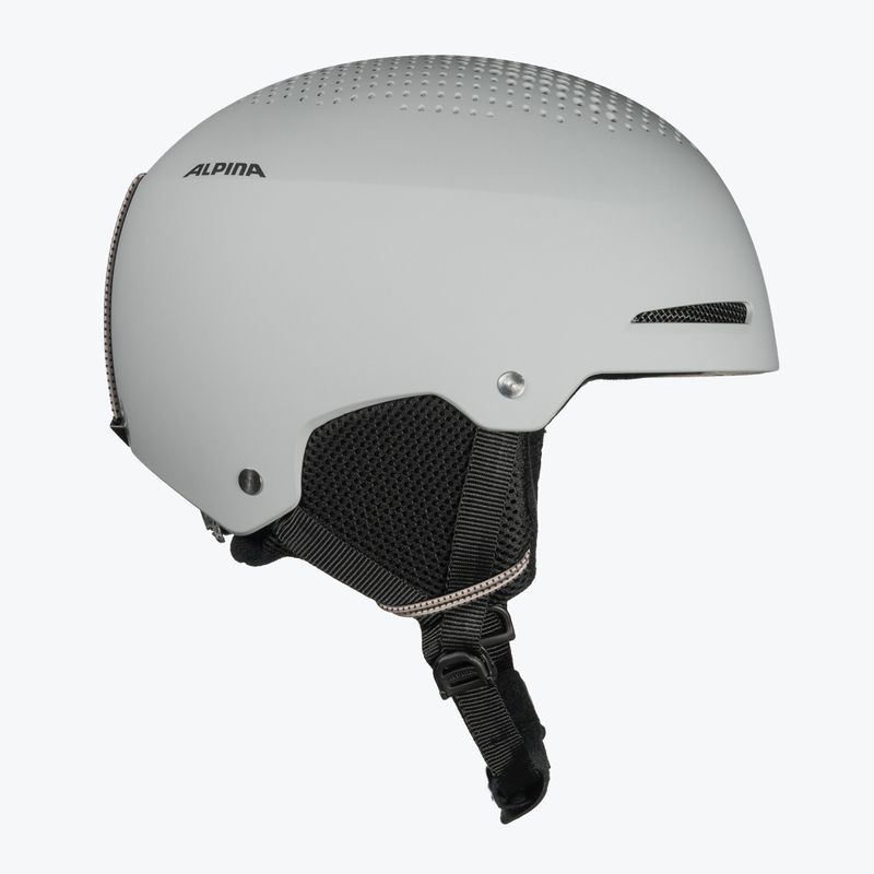 Children's ski helmets Alpina Zupo grey matt 4
