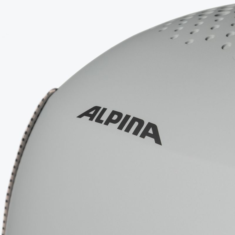 Children's ski helmets Alpina Zupo grey matt 9