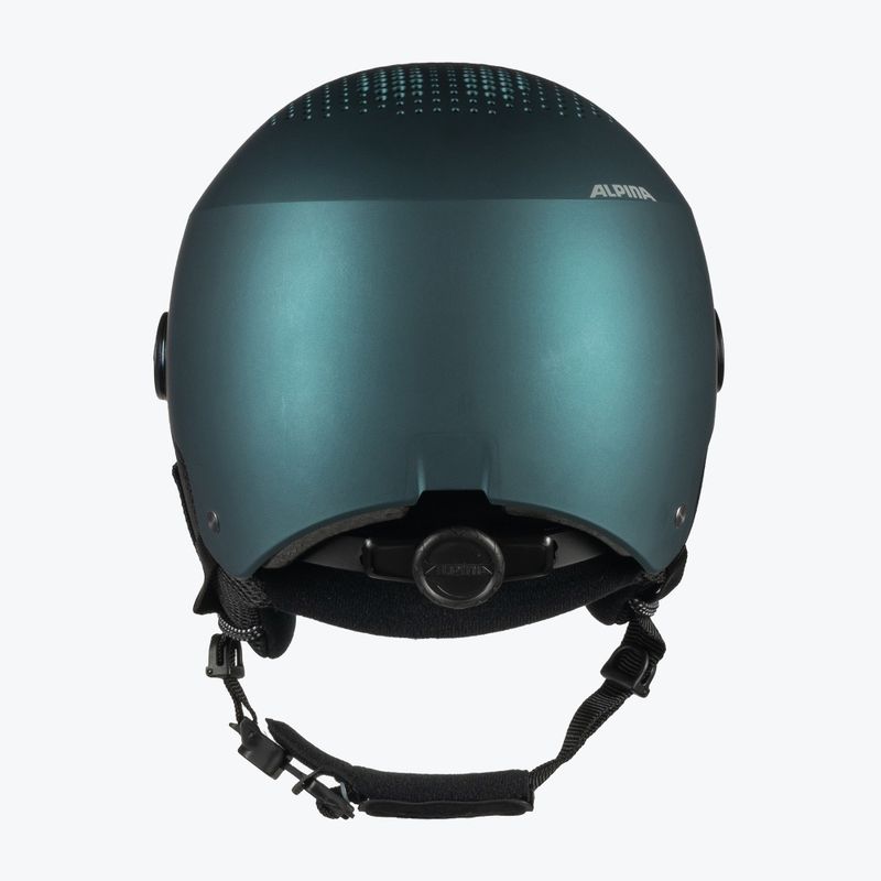 Ski helmet Alpina Arber Visor Q Lite petrol/green matt 3