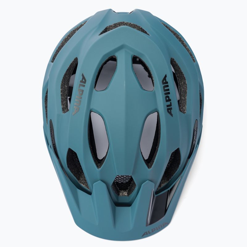 Bicycle helmet Alpina Carapax 2.0 dirt blue matt 6