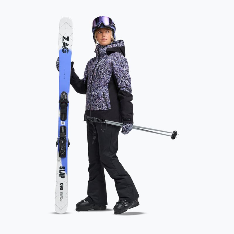Women's snowboard jacket ROXY 20K Ice Haven twilight purple wildin out 2