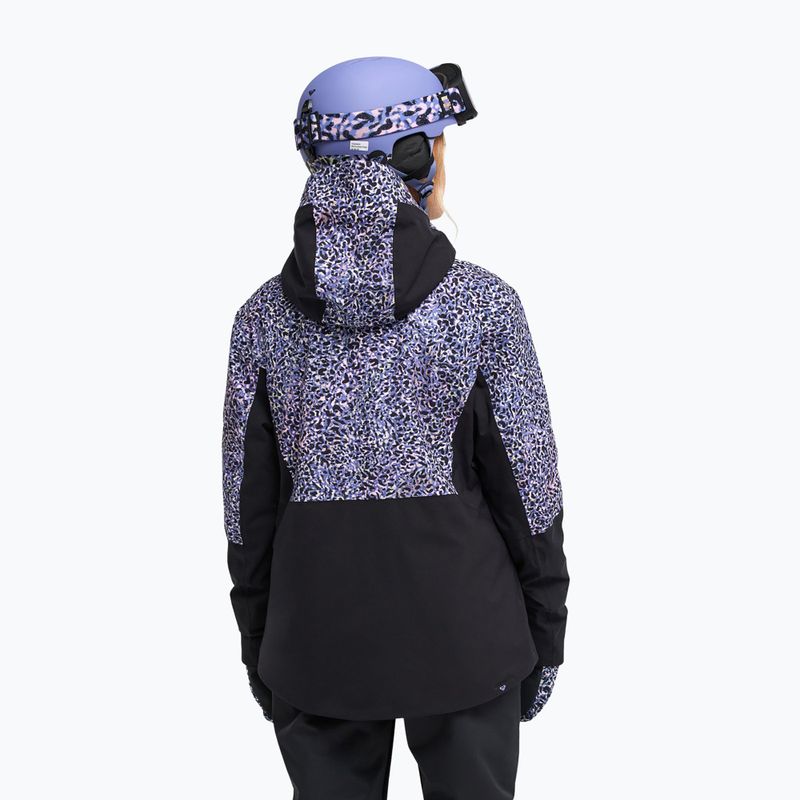 Women's snowboard jacket ROXY 20K Ice Haven twilight purple wildin out 3