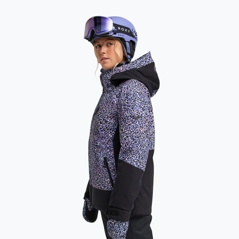 Women's snowboard jacket ROXY 20K Ice Haven twilight purple wildin out 4