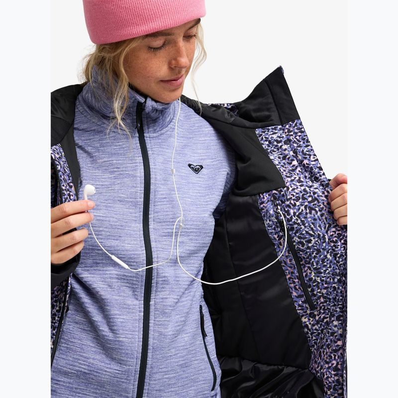 Women's snowboard jacket ROXY 20K Ice Haven twilight purple wildin out 12