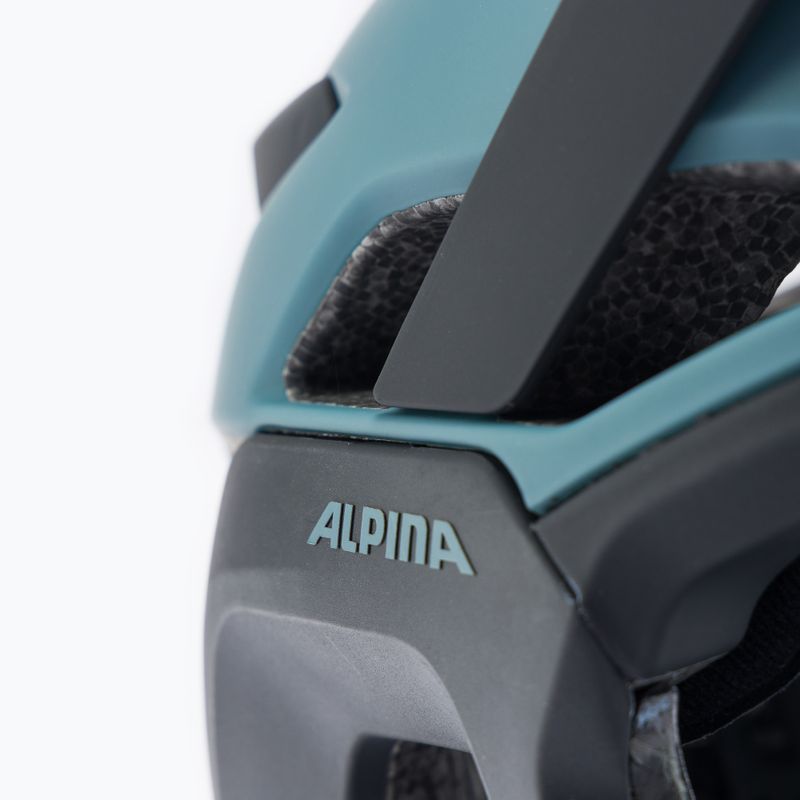 Bicycle helmet Alpina Rootage Evo dirt blue matt 7
