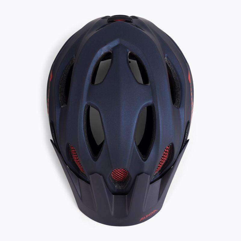Children's bicycle helmet Alpina Carapax indigo matte 6