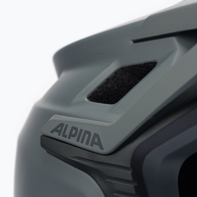 Bicycle helmet Alpina Roca coffee/grey matt 7