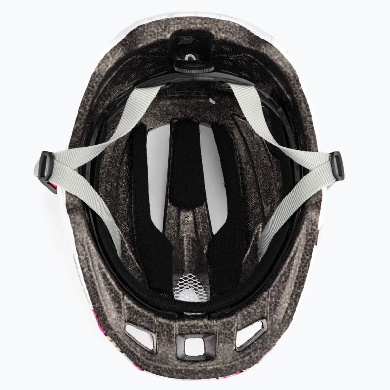 Children's bicycle helmet Alpina Pico pearlwhite/flower gloss 5
