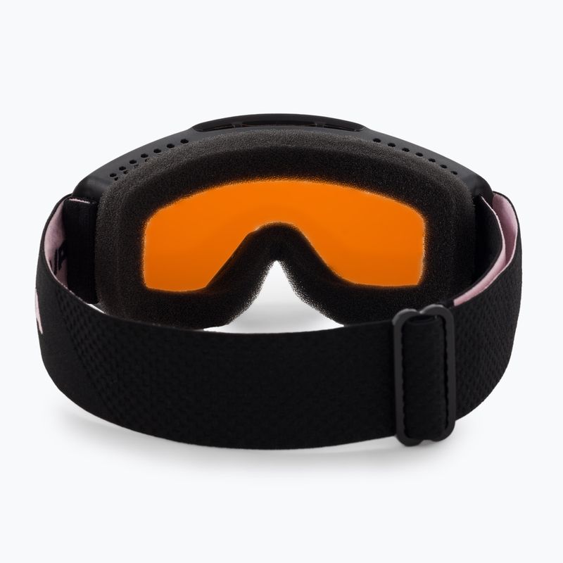 Children's ski goggles Alpina Piney black/rose matt/orange 3