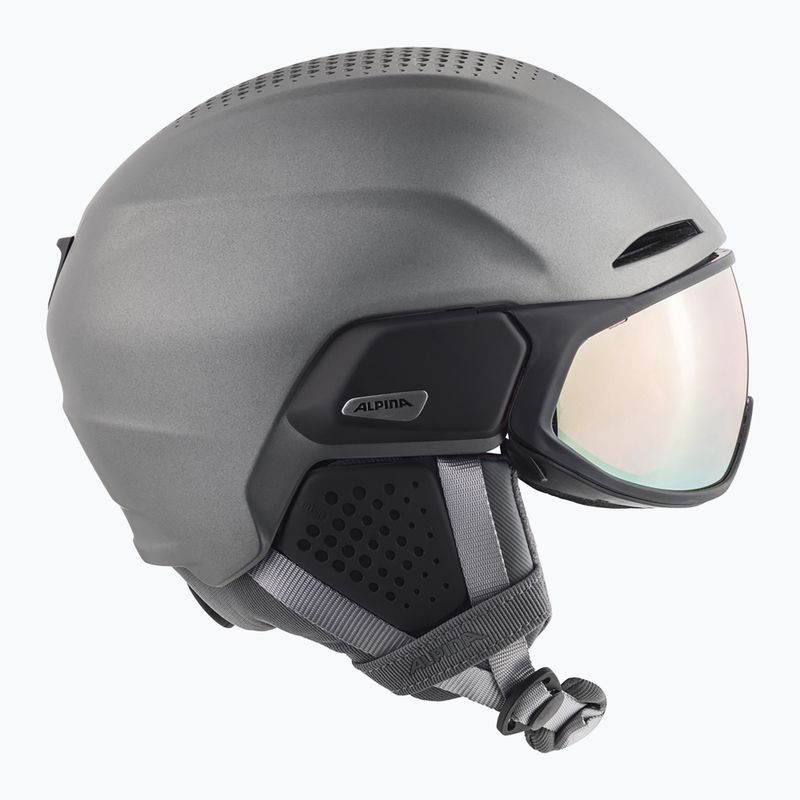 Ski helmet Alpina Alto QV gunmetal matt 14