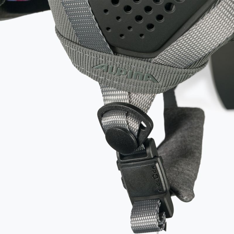 Ski helmet Alpina Alto QV gunmetal matt 8