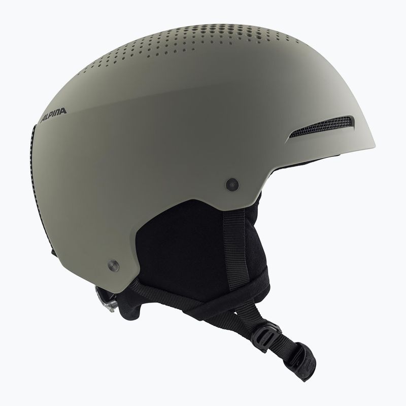 Alpina Arber moon/grey matt ski helmet