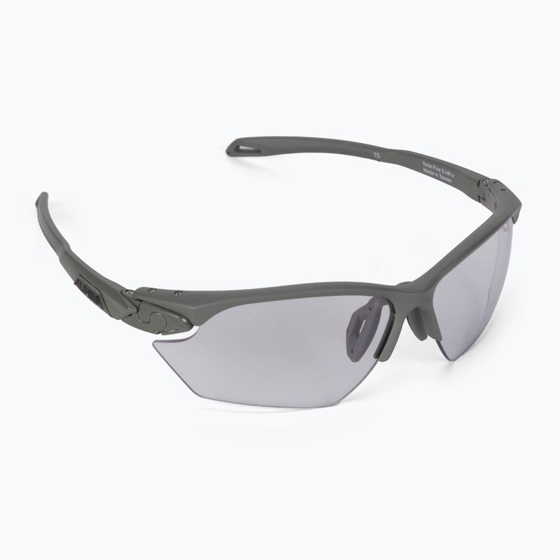 Bicycle goggles Alpina Twist Five Hr S V moon grey matt/black
