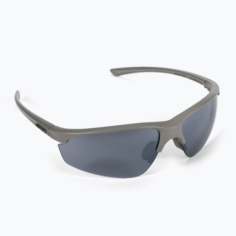Bicycle goggles Alpina Tri-Effect 2.0 moon grey matt/black mirror/clear/orange mirror