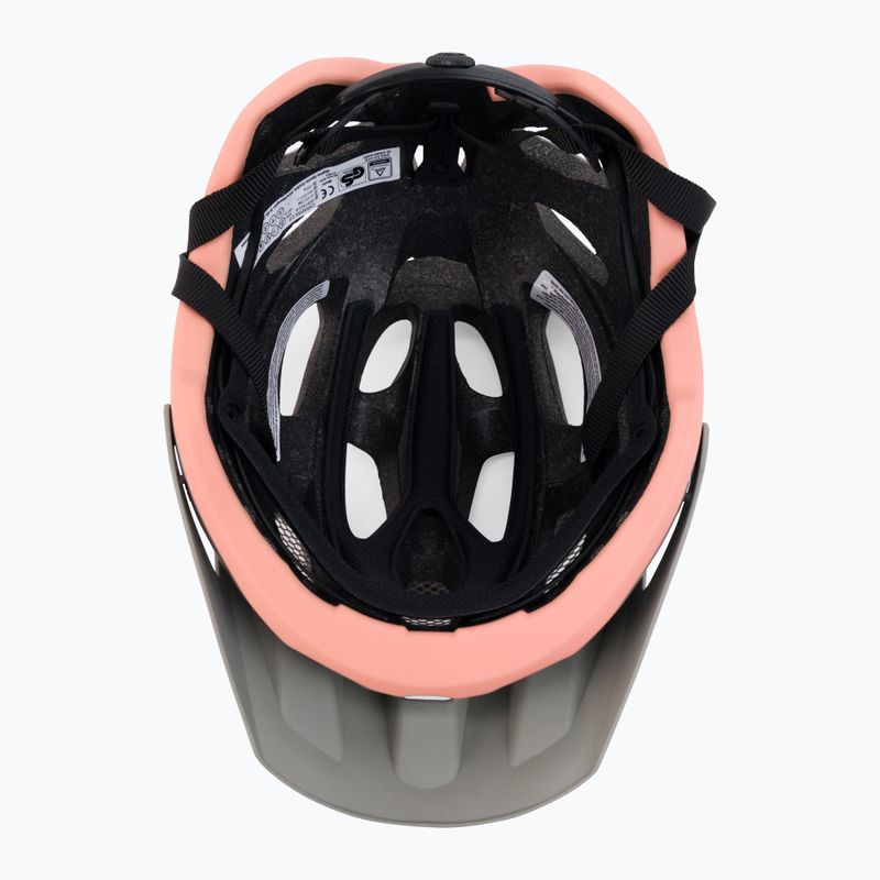 Bicycle helmet Alpina Carapax 2.0 moon grey peach matt 5