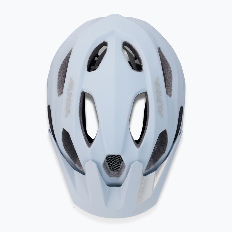 Bicycle helmet Alpina Carapax 2.0 dove blue/grey matte 6