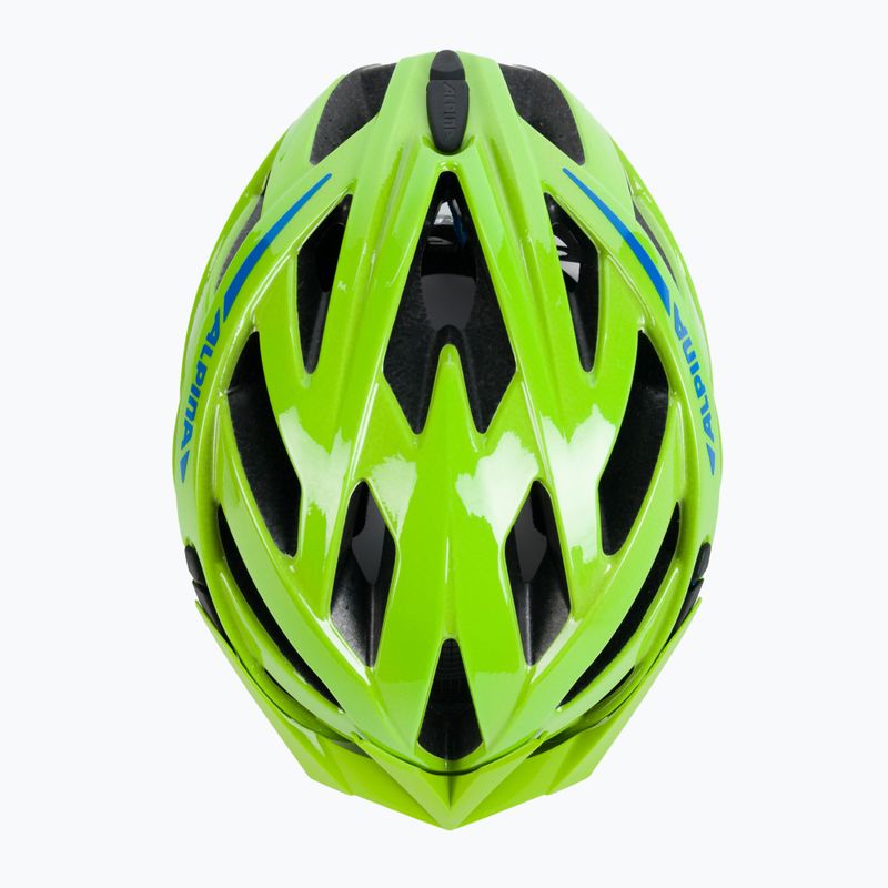 Bicycle helmet Alpina Panoma 2.0 green/blue gloss 6