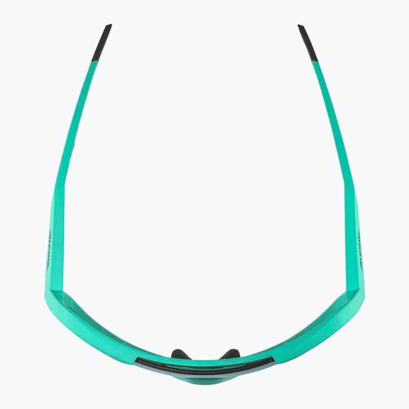 Alpina Rocket Q-Lite turquoise matt/green mirror sunglasses 4