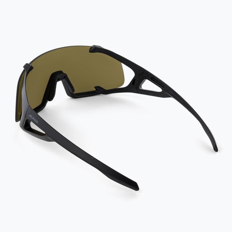 Alpina Hawkeye Q-Lite black matt/silver mirror sunglasses 2