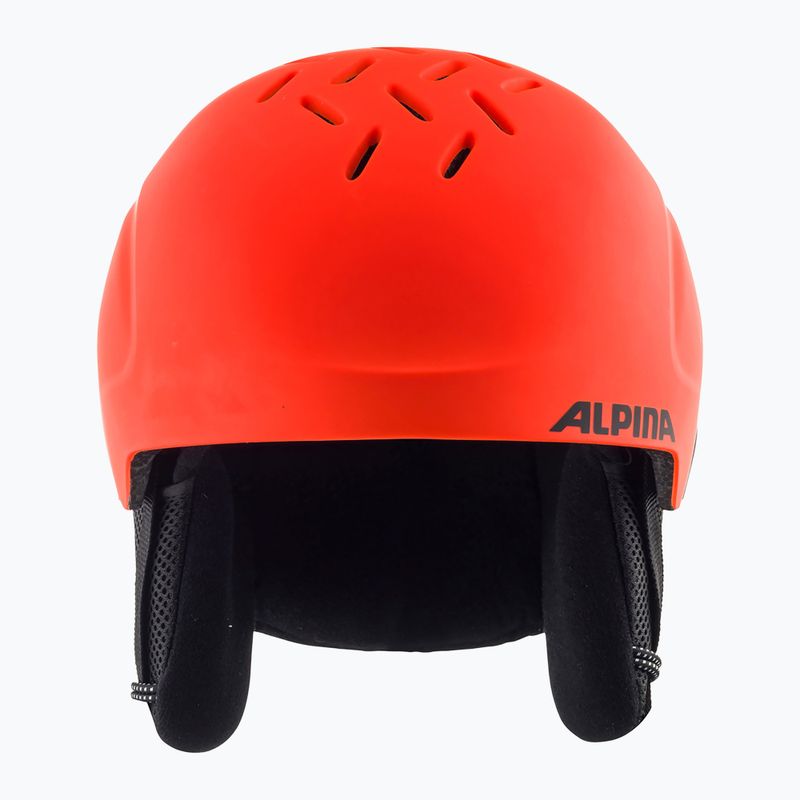 Children's ski helmets Alpina Pizi neon/orange matt 10