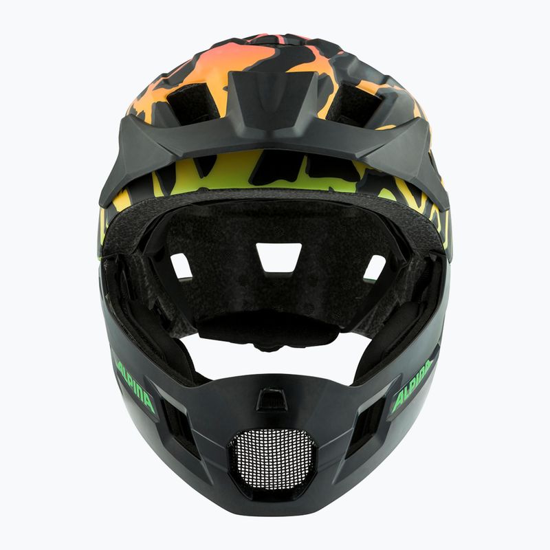 Alpina Rupi fading neon matt children's bike helmet 2