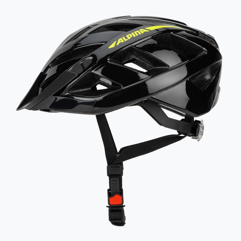 Bike helmet Alpina Panoma 2.0 black/neon yellow gloss 3