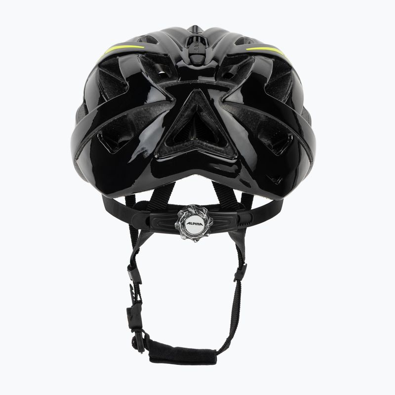 Bike helmet Alpina Panoma 2.0 black/neon yellow gloss 4