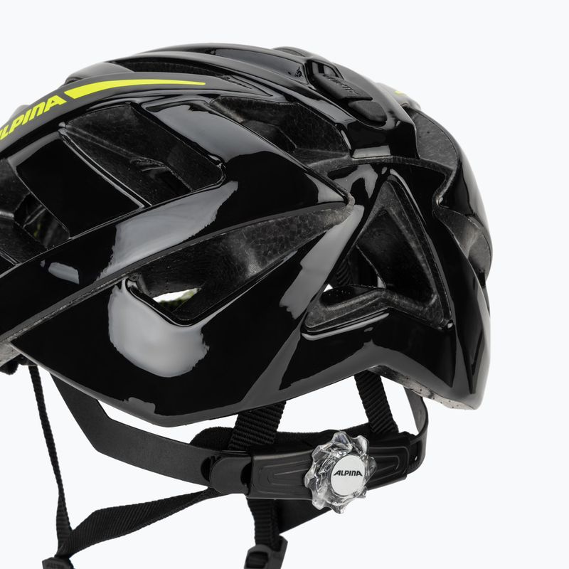 Bike helmet Alpina Panoma 2.0 black/neon yellow gloss 8