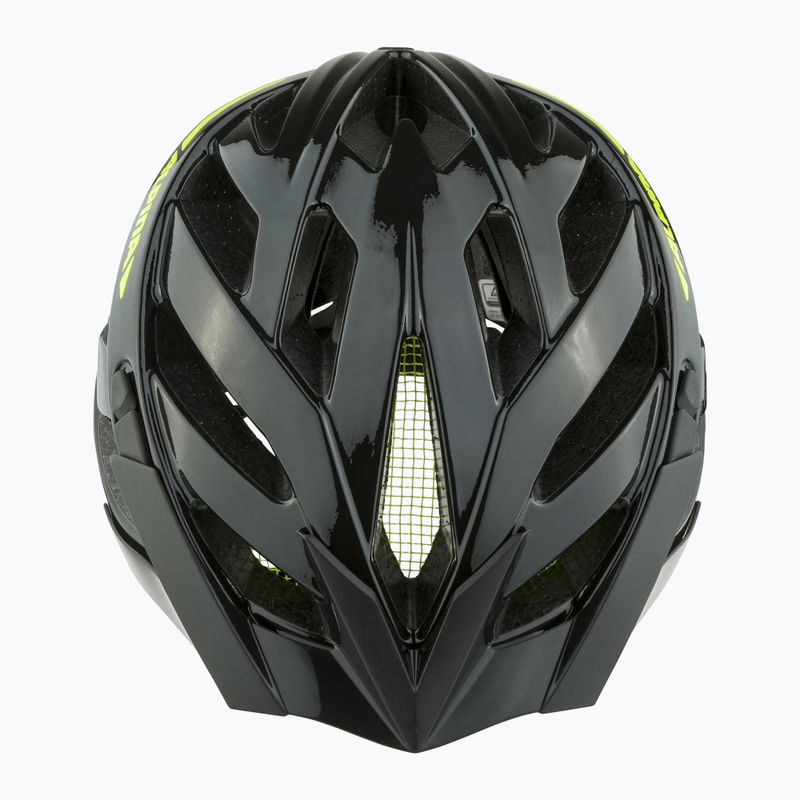 Bike helmet Alpina Panoma 2.0 black/neon yellow gloss 4