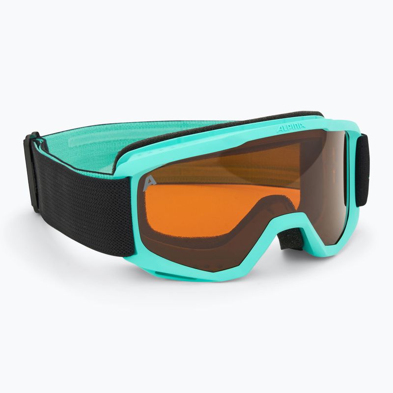 Alpina Piney children's ski goggles aqua matt/ orange