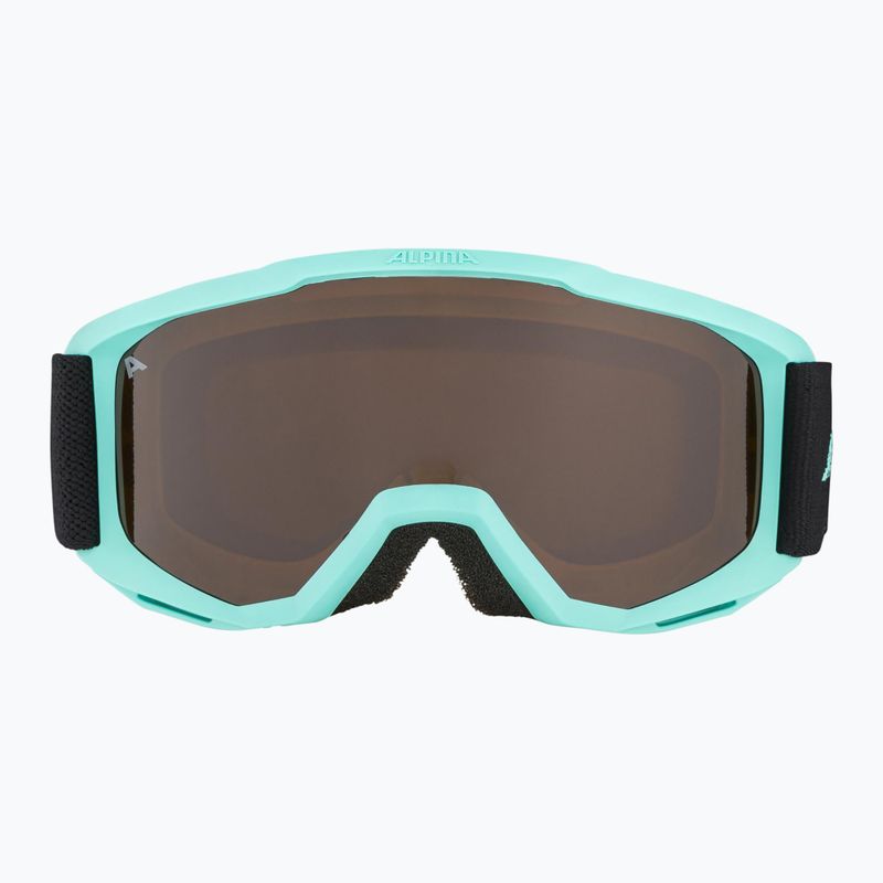 Alpina Piney children's ski goggles aqua matt/ orange 2