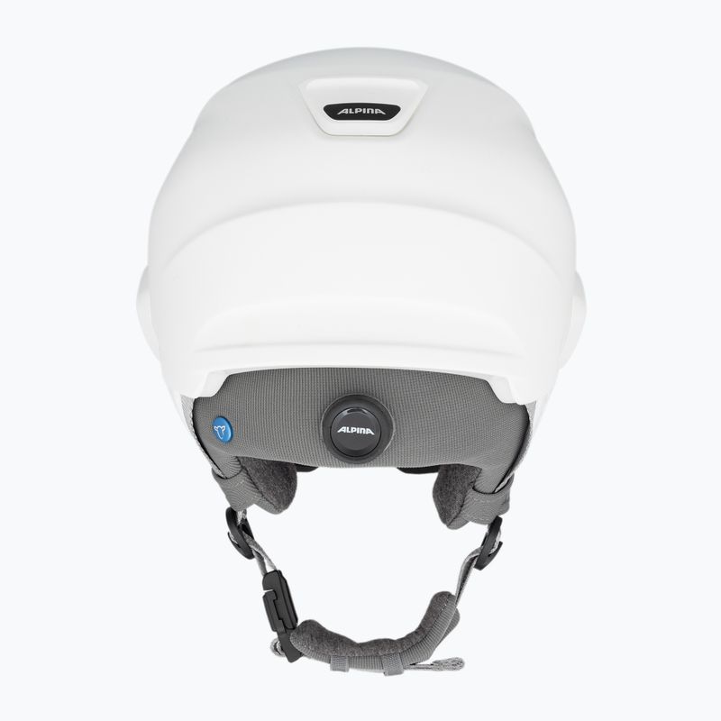 Alpina Oro QV Mips white matt/water pink ski helmet 3