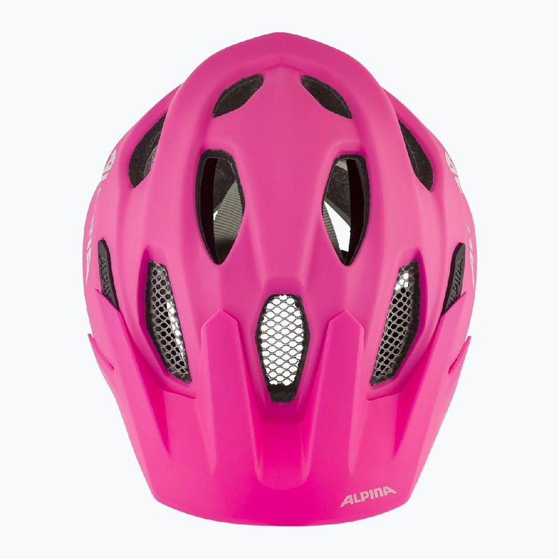 Alpina children's bike helmet Carapax shocking pink matte 3