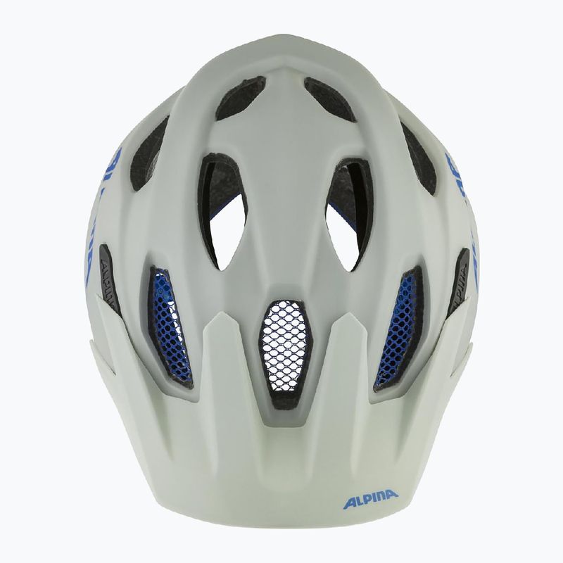 Children's bike helmet Alpina Carapax smoke grey/blue matt 7