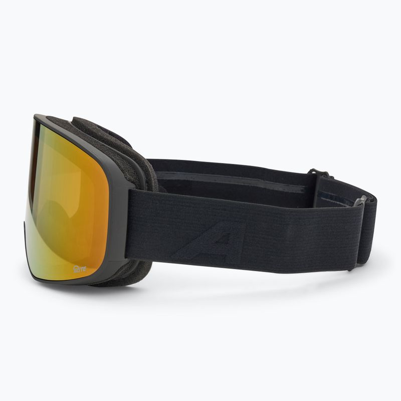 Alpina Slope Q-Lite black matt/ red ski goggles 4