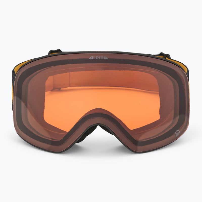 Alpina Ladis Q black/ gold matt/ gold ski goggles 2