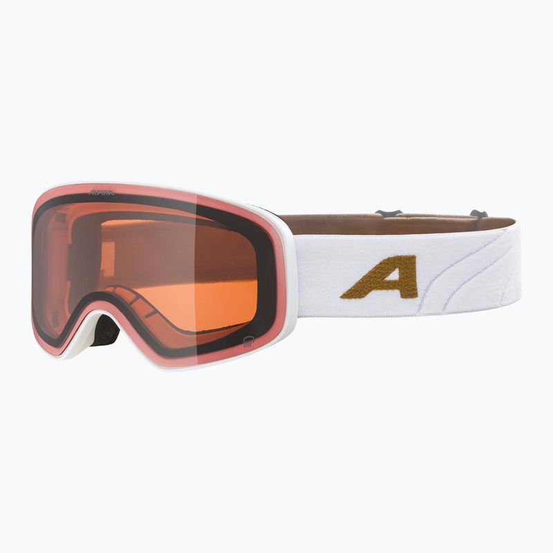 Alpina Ladis Q ski goggles white/ gold matt/ gold 5