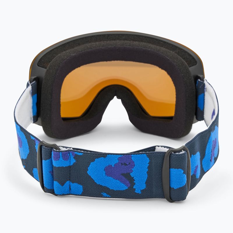 Alpina Penken Q-Lite ski goggles black/ lilac/ leo matt/ blue 3